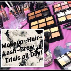 Makeup~Hair~Lash~Brow Beauty Trails all Day!